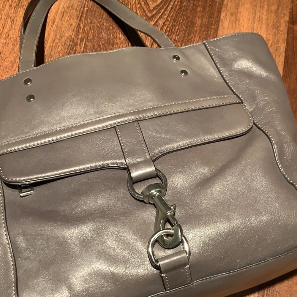 Rebecca Minkoff Gray Leather Tote